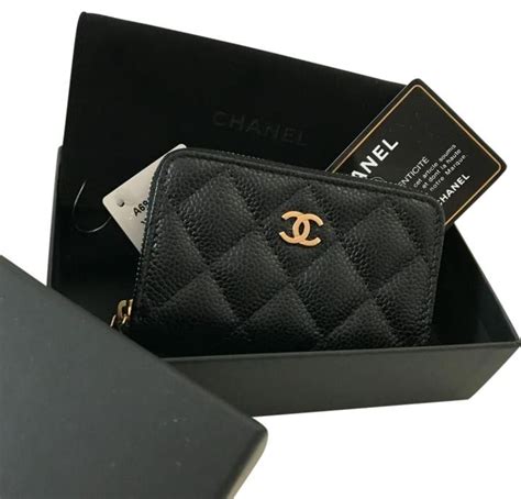 chanel vip card holder|chanel card holder zip around.